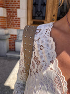 Yaslacey kant top met lange mouwen - YAS
