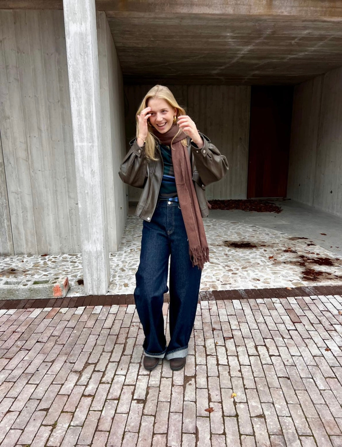 Maud vegan leder Jas - Les Soeurs