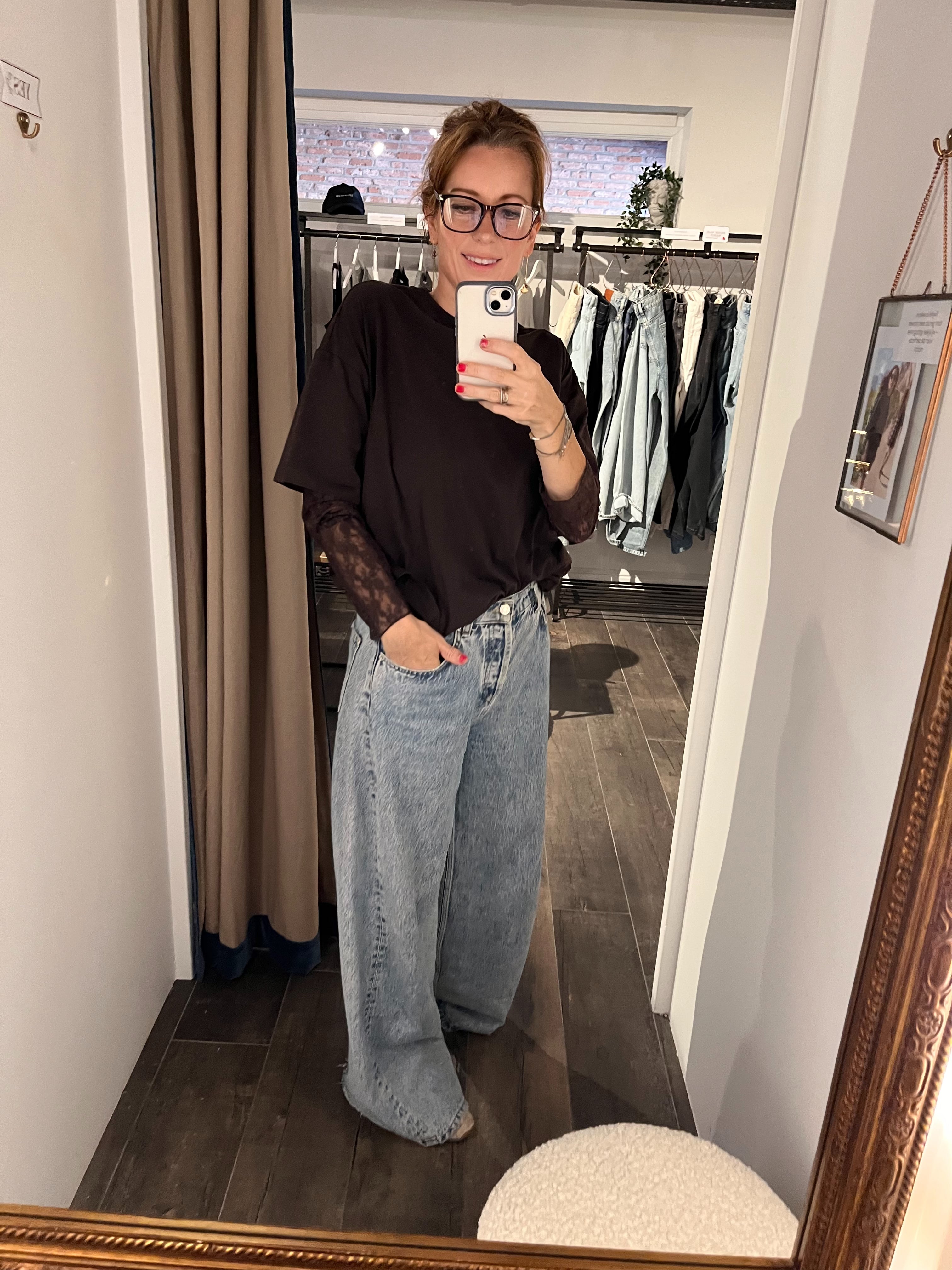 Leonardo longsleeve brown - Les Soeurs