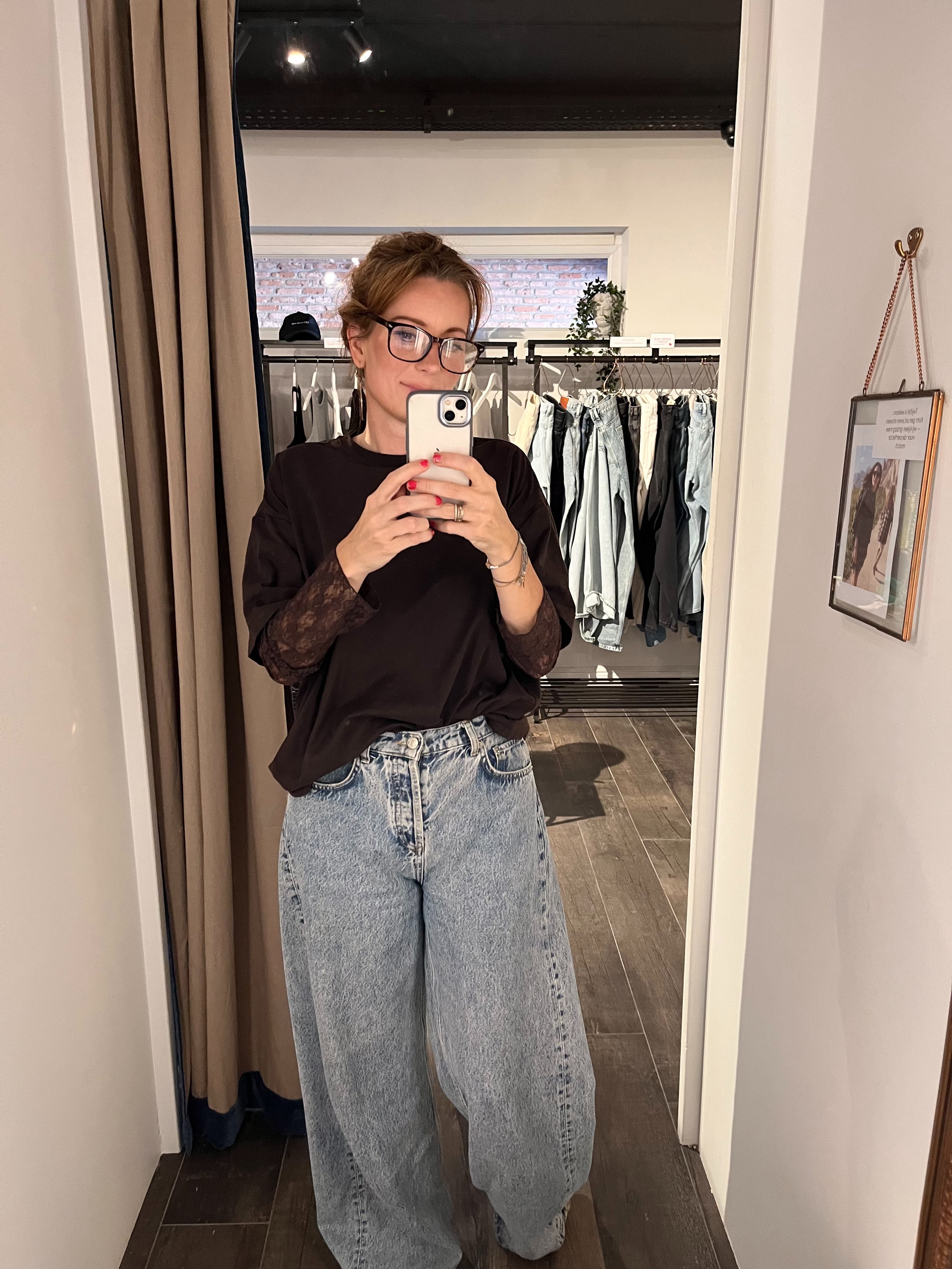 Leonardo longsleeve brown - Les Soeurs