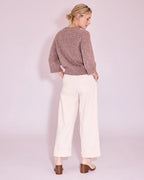 Jakarta trui in nomad/ pink lavender - Nathalie Vleeschouwer
