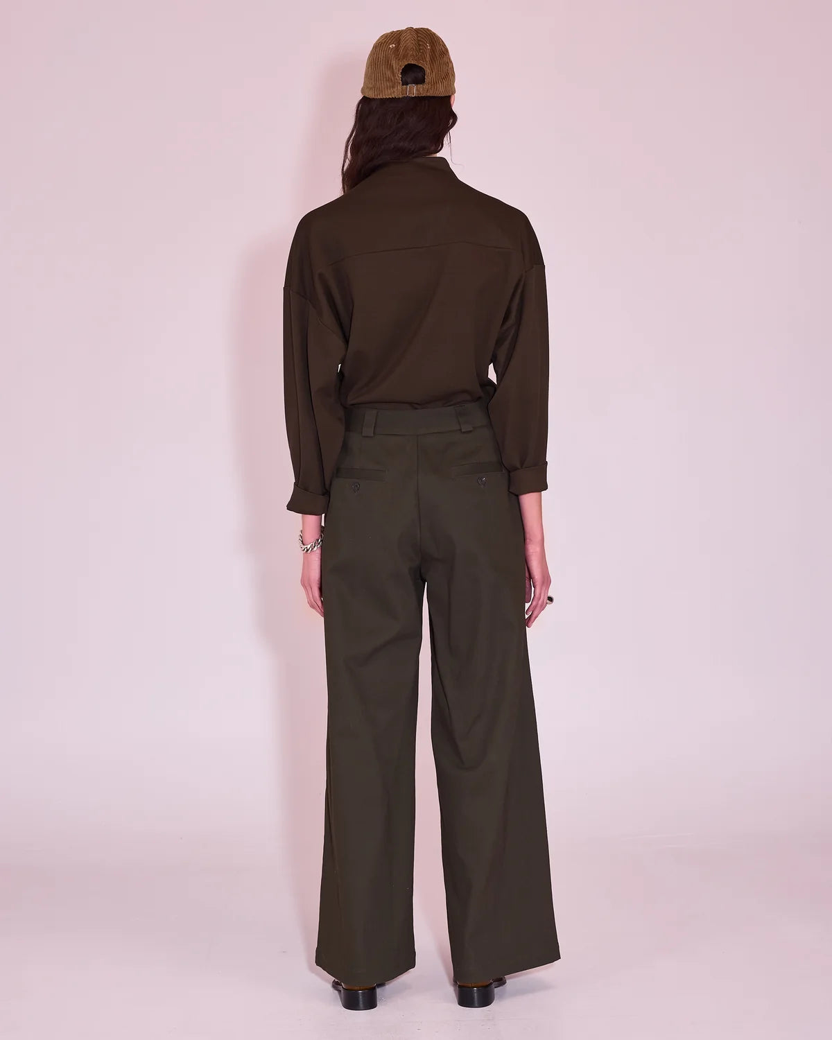 Zoella broek in winter moss - Nathalie Vleeschouwer