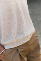 Leia polo t-shirt beige - Les Jumelles