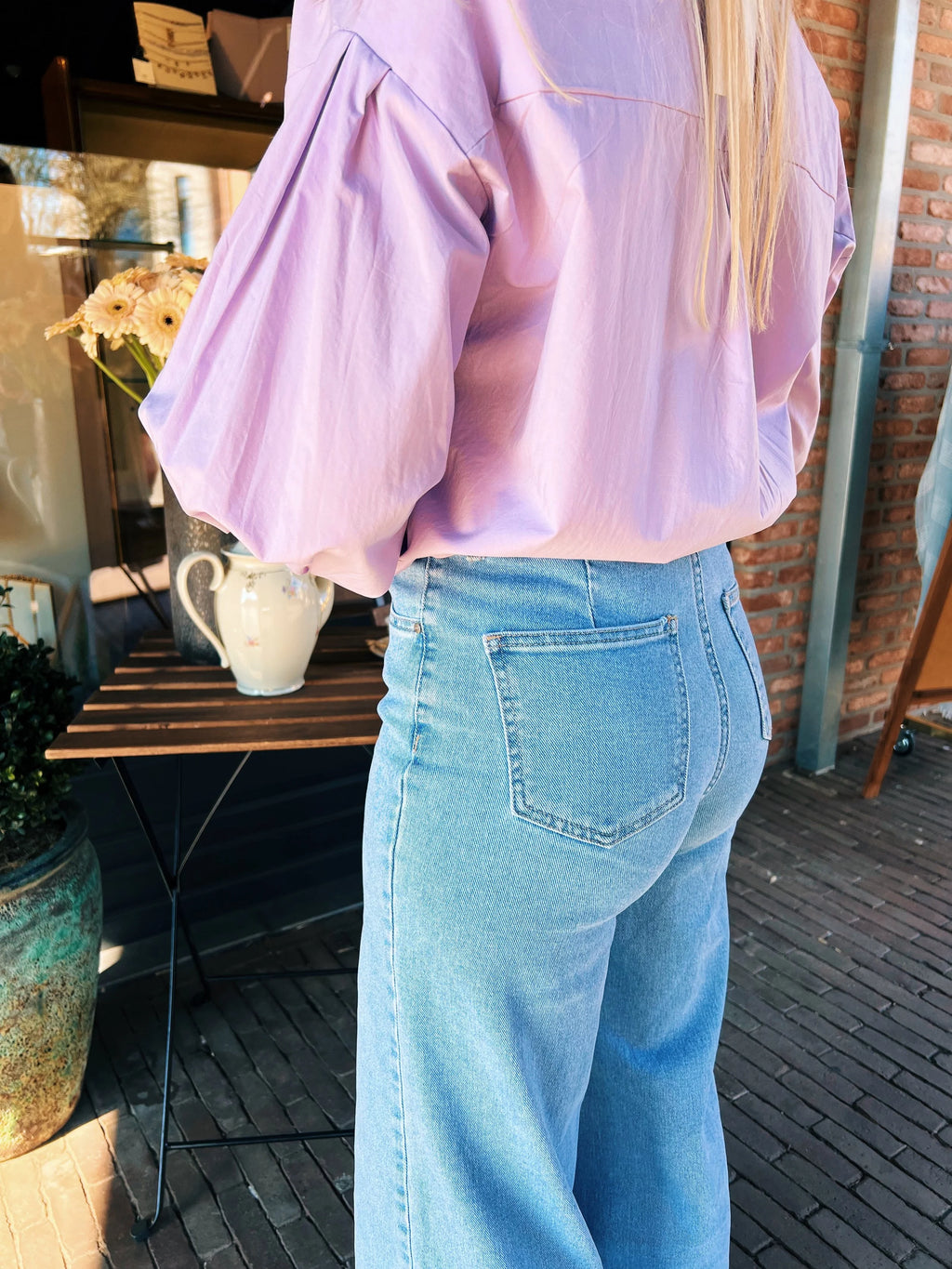 Jules lightblue  jeansbroek - Les Soeurs