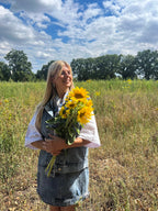 Meo mouwloos jeansvest - Les Soeurs