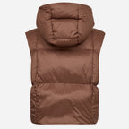 Kiara Tally down vest brown - Mos Mosh
