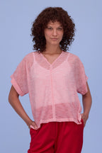 Faro blouse red - Nathalie Vleeschouwer