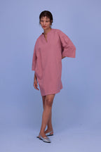 Harlow jurk old rose - Nathalie Vleeschouwer