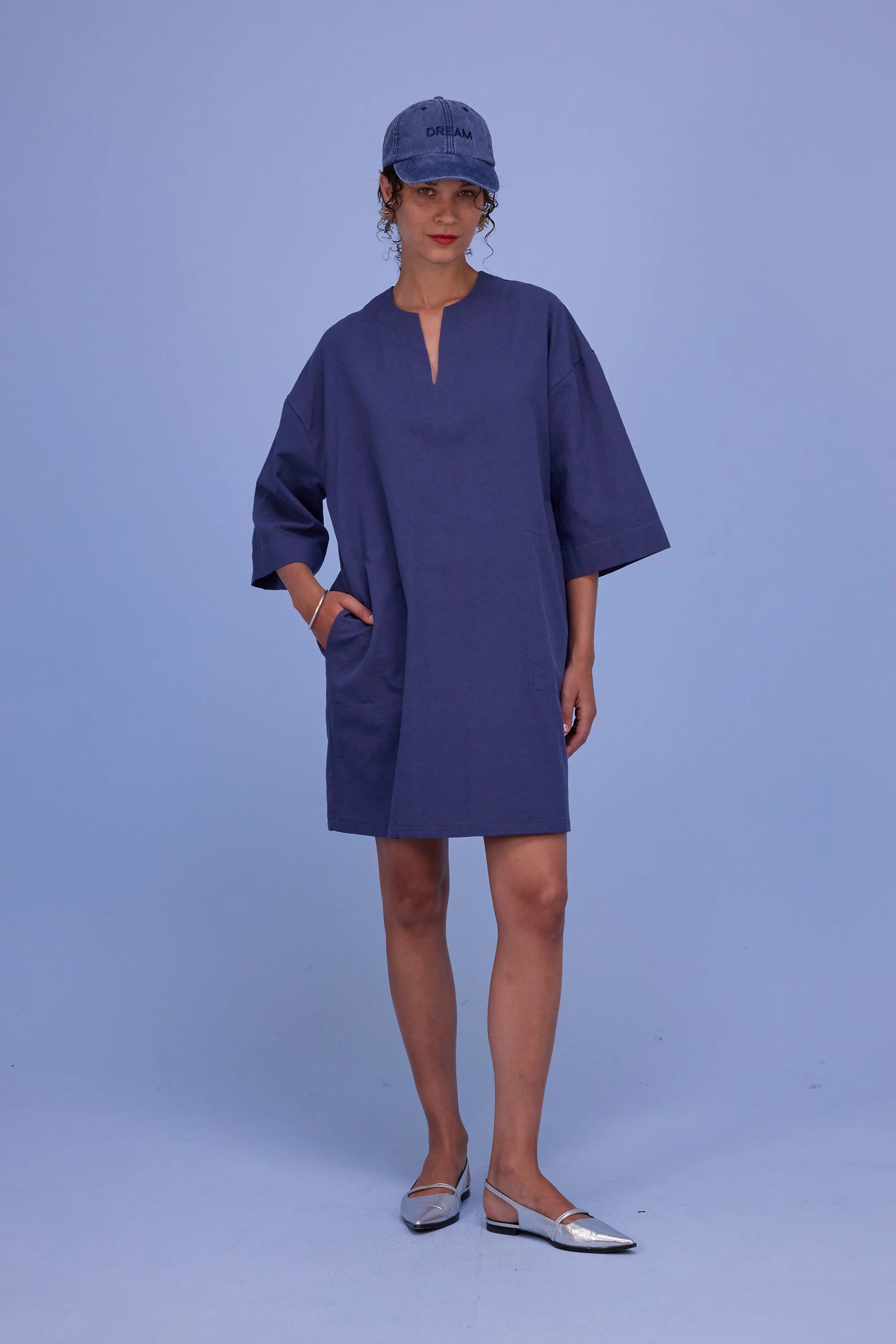 Harlow jurk marlin blue - Nathalie Vleeschouwer