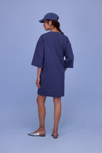 Harlow jurk marlin blue - Nathalie Vleeschouwer