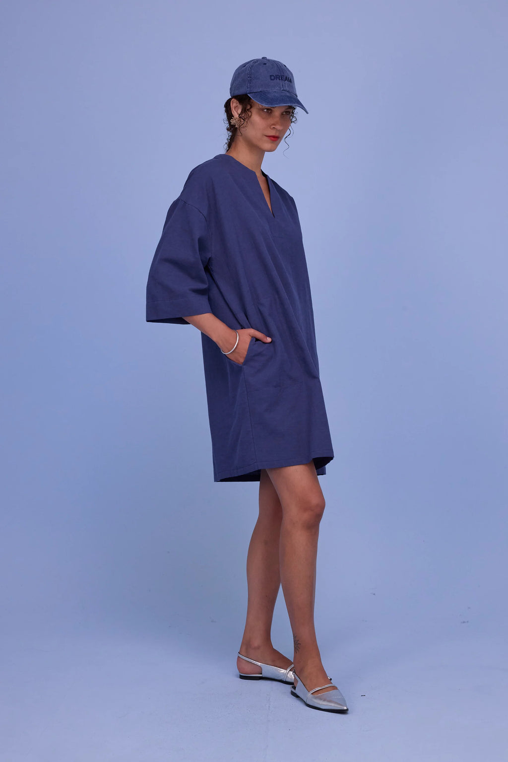 Harlow jurk marlin blue - Nathalie Vleeschouwer