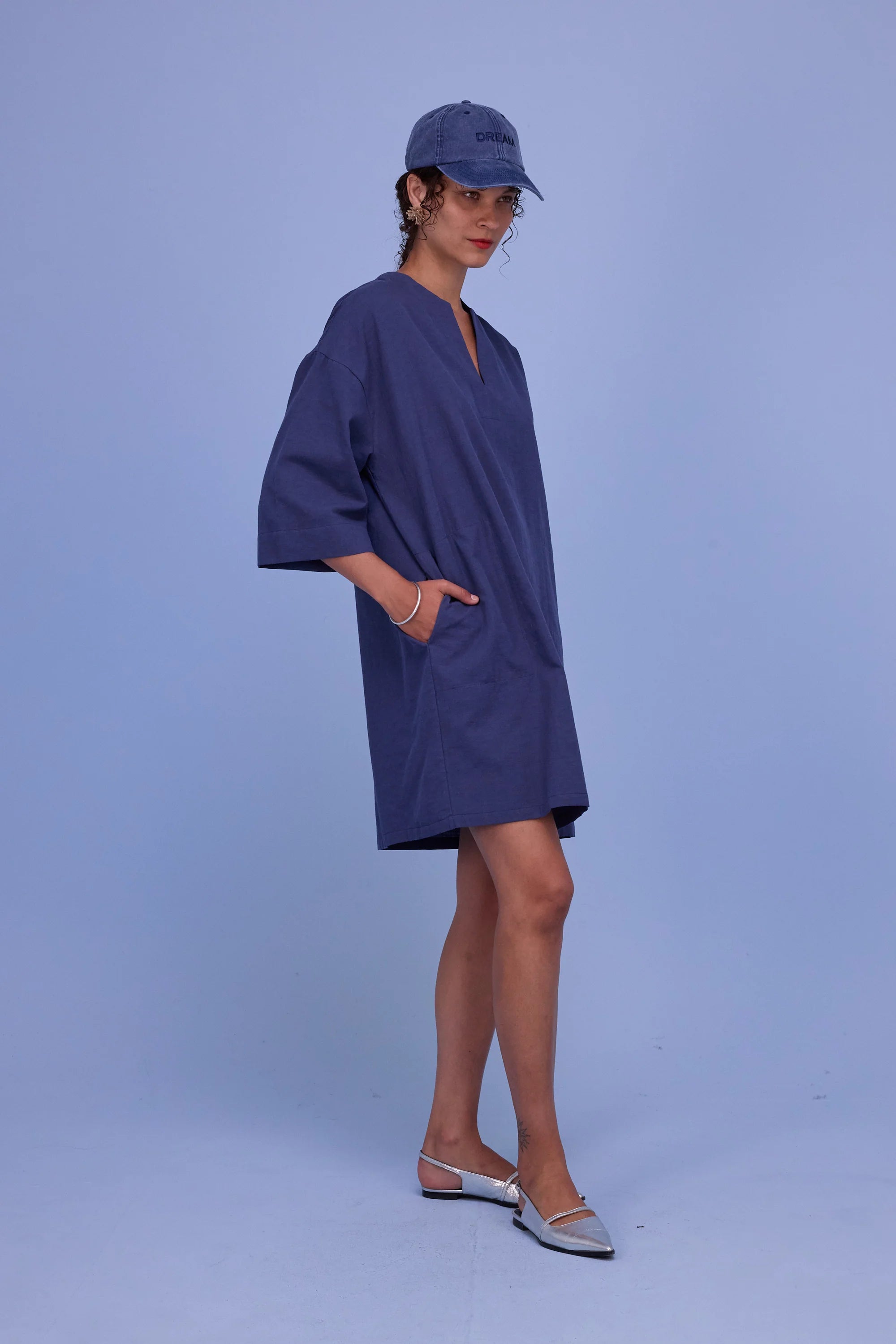Harlow jurk marlin blue - Nathalie Vleeschouwer