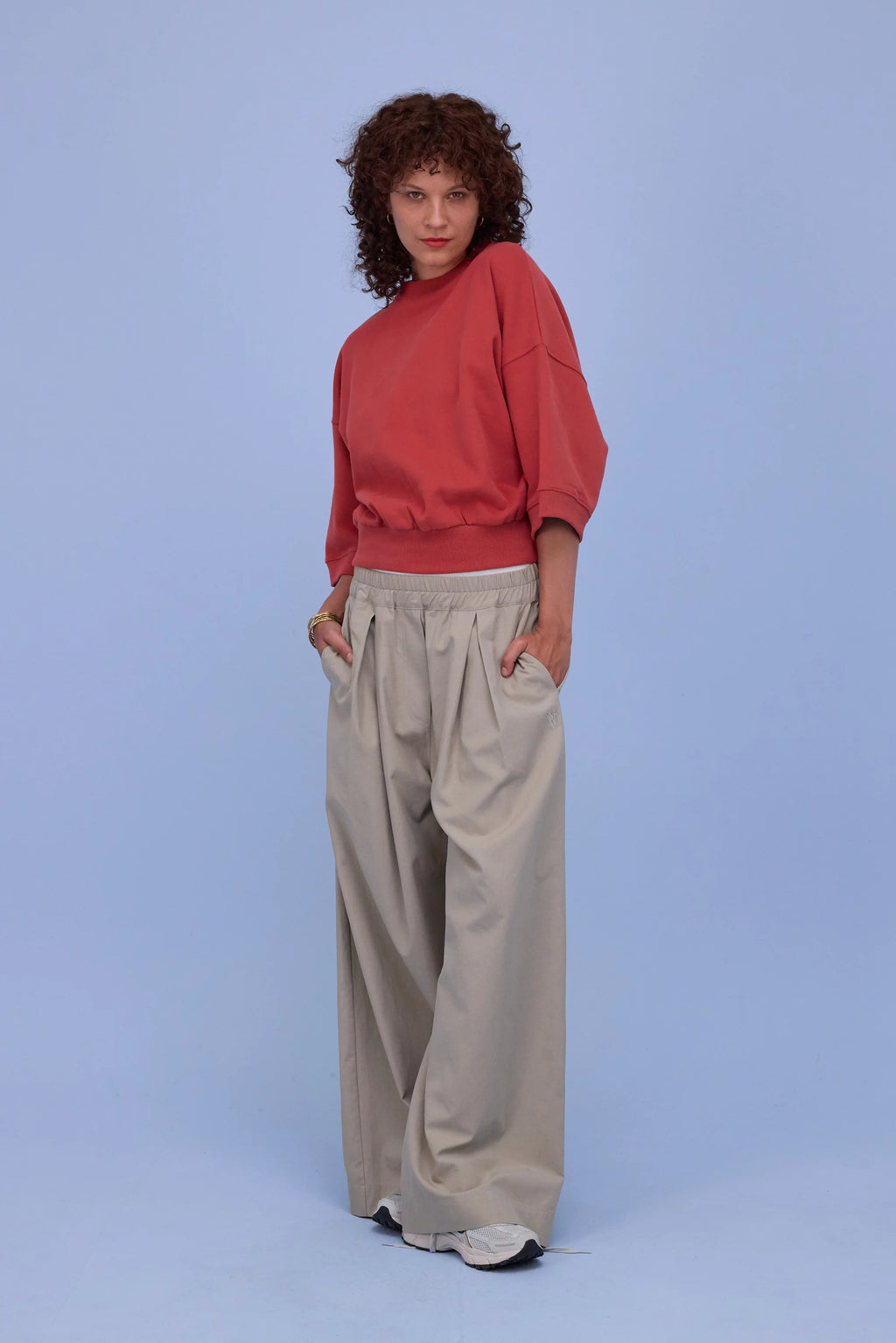 Hibiscus sweater bossa nova - Nathalie Vleeschouwer