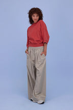 Hibiscus sweater bossa nova - Nathalie Vleeschouwer