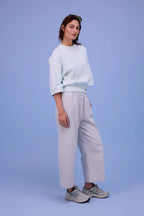 Hibiscus sweater ice blue - Nathalie Vleeschouwer