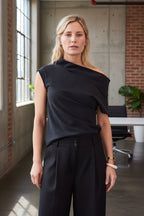 Jeni top off black - Nathalie Vleeschouwer