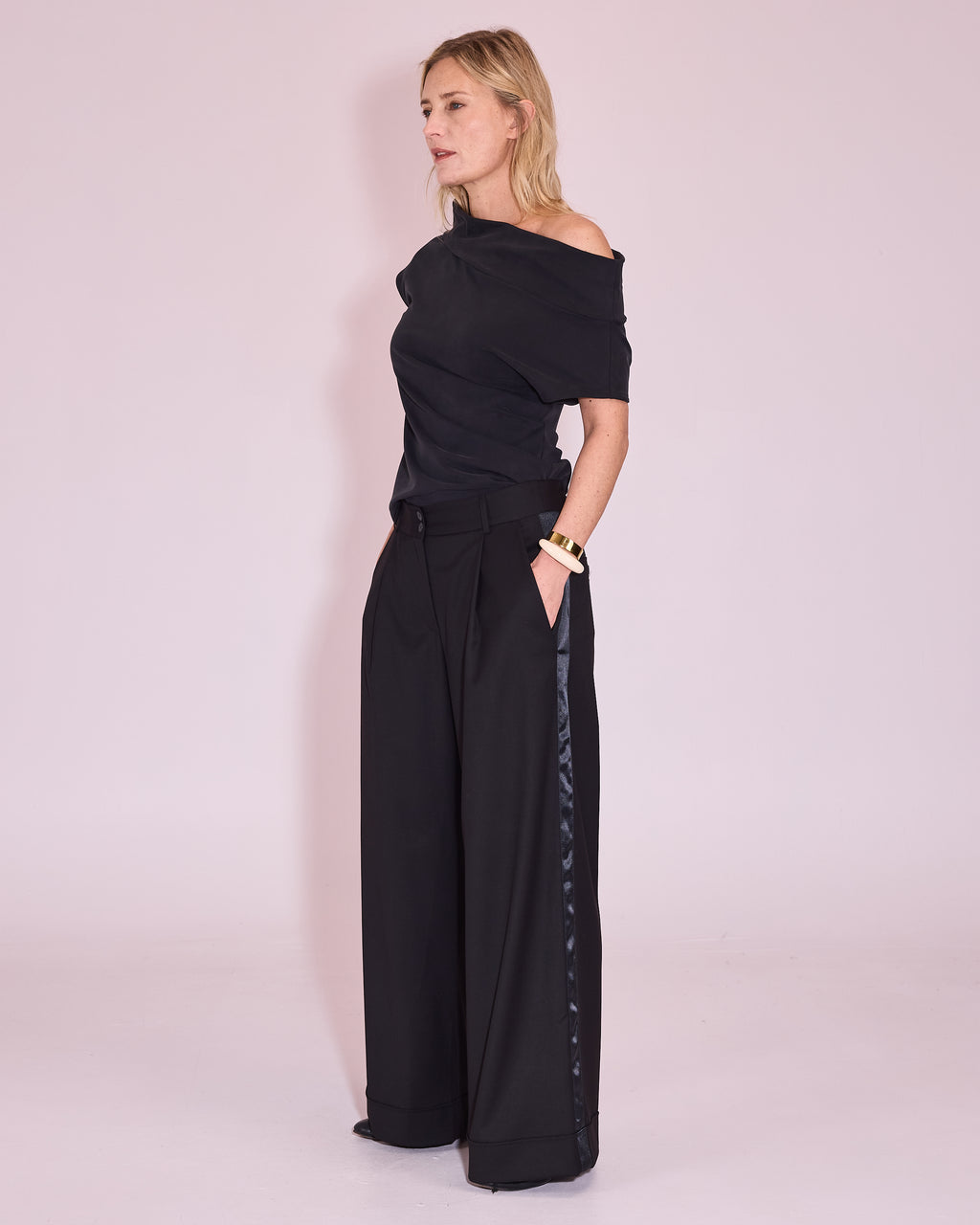 Jeni top off black - Nathalie Vleeschouwer