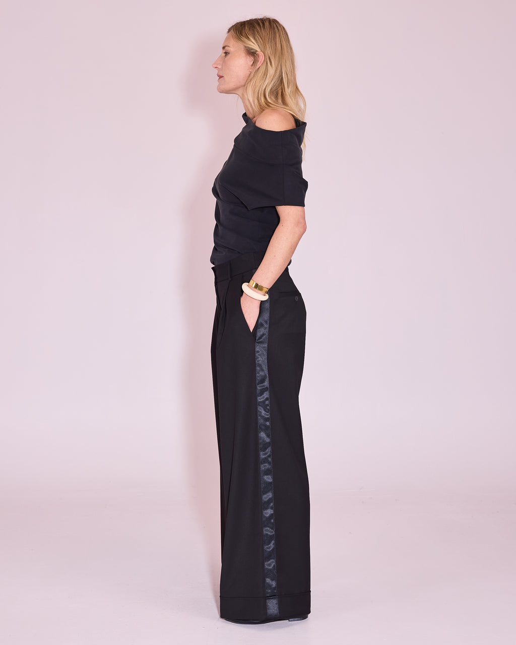 Jeni top off black - Nathalie Vleeschouwer