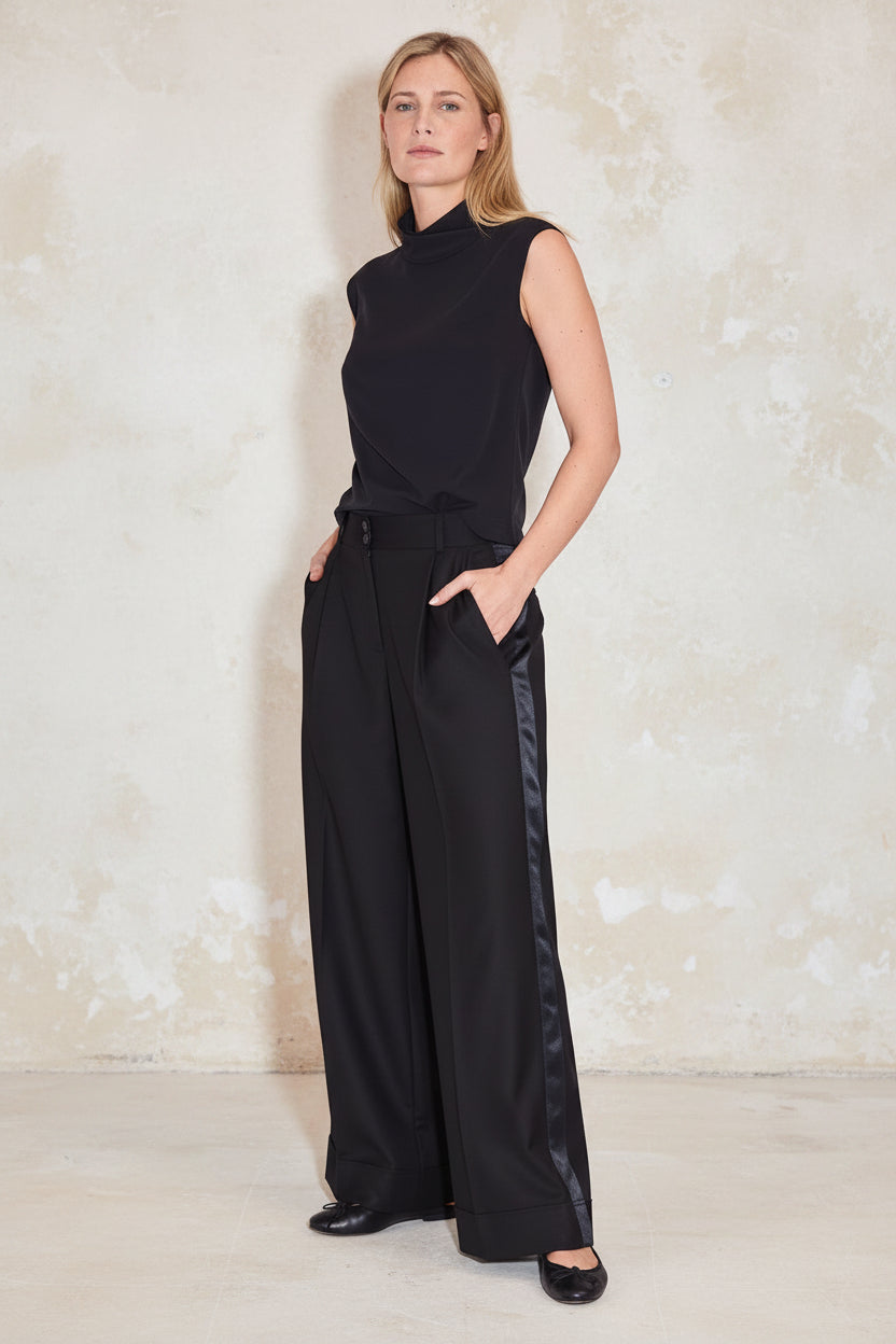 Jeni top off black - Nathalie Vleeschouwer