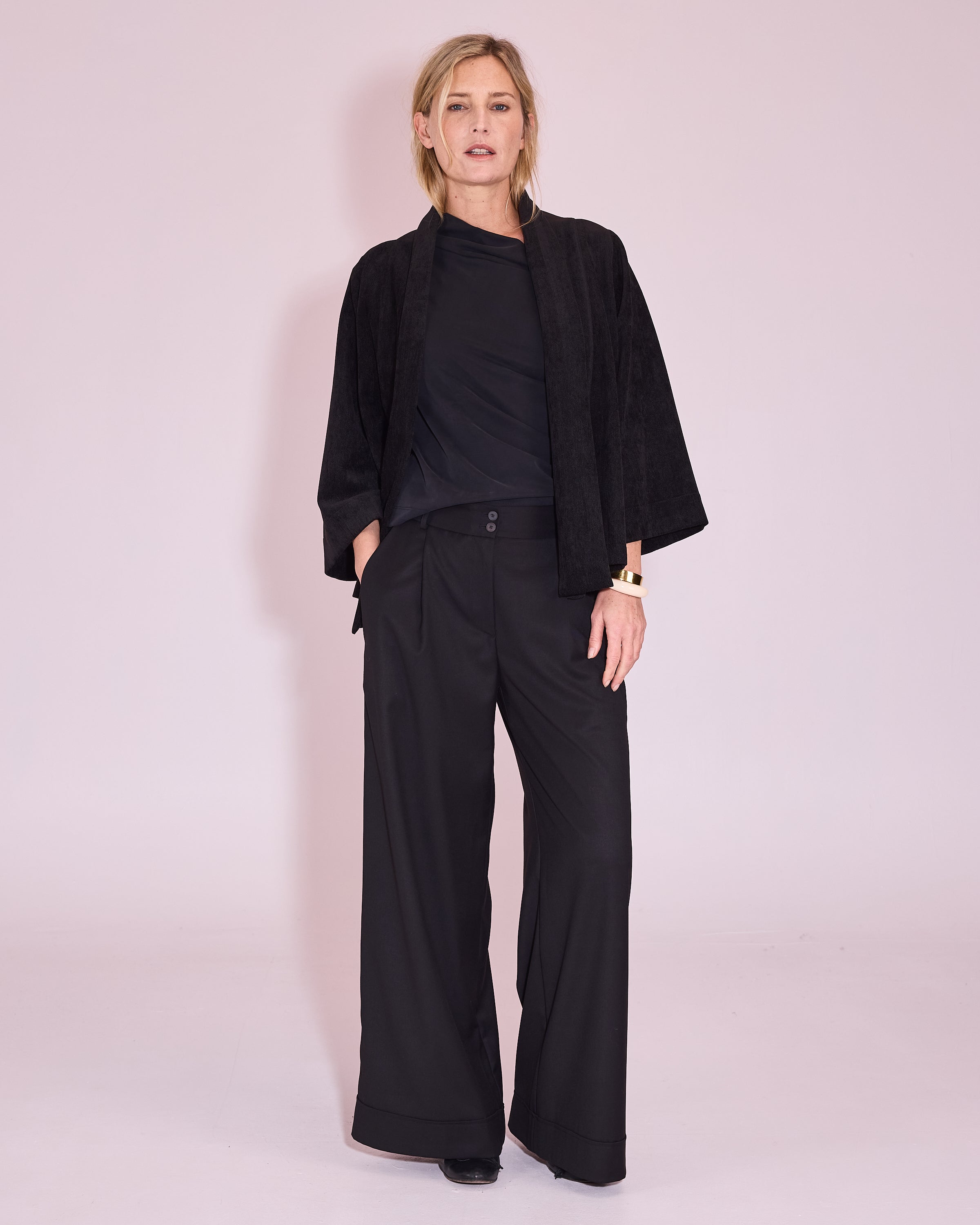 Jeni top off black - Nathalie Vleeschouwer