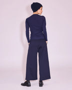 Elaine longsleeve midnight blue - Nathalie Vleeschouwer
