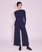 Elaine longsleeve midnight blue - Nathalie Vleeschouwer