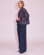 Flenn kimono burgundy flower - Nathalie Vleeschouwer