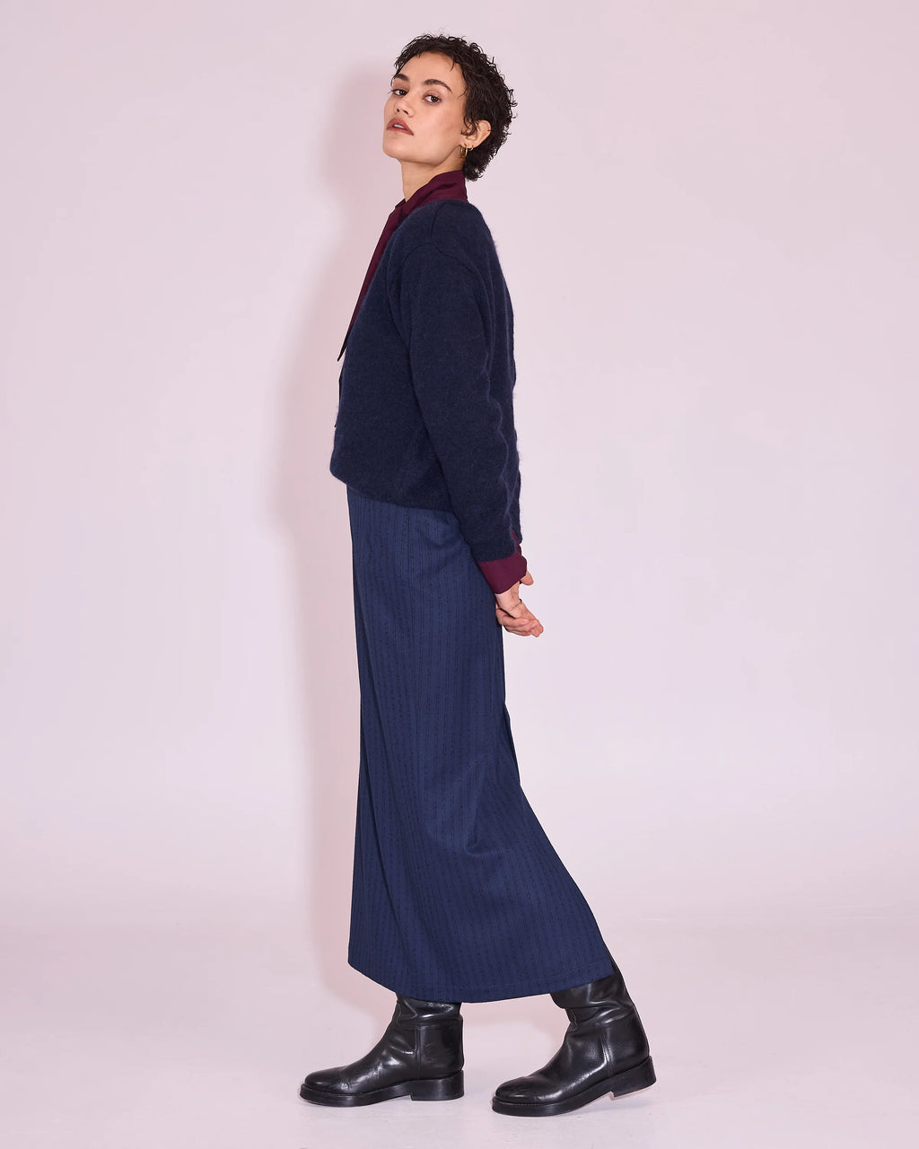 Jena trui midnignt blue - Nathalie Vleeschouwer