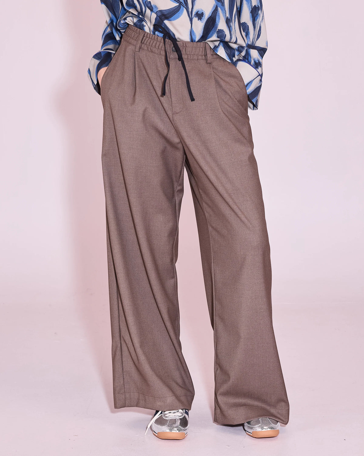 James broek taupe melee - nathalie Vleeschouwer