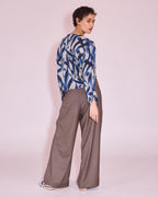 James broek taupe melee - nathalie Vleeschouwer