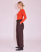 Harpo broek dark chocolate - Nathalie Vleeschouwer