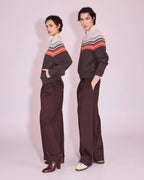 Harpo broek dark chocolate - Nathalie Vleeschouwer