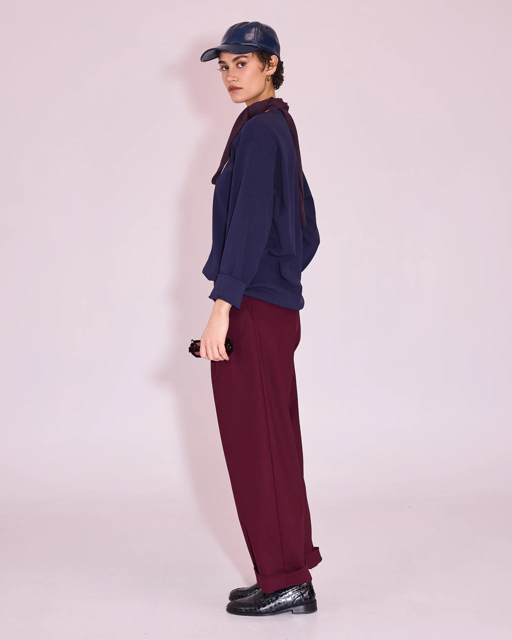 Justo broek merlot - Nathalie Vleeschouwer