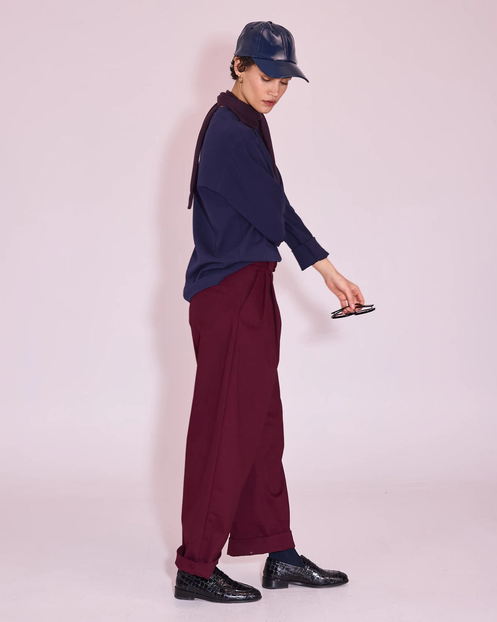 Justo broek merlot - Nathalie Vleeschouwer
