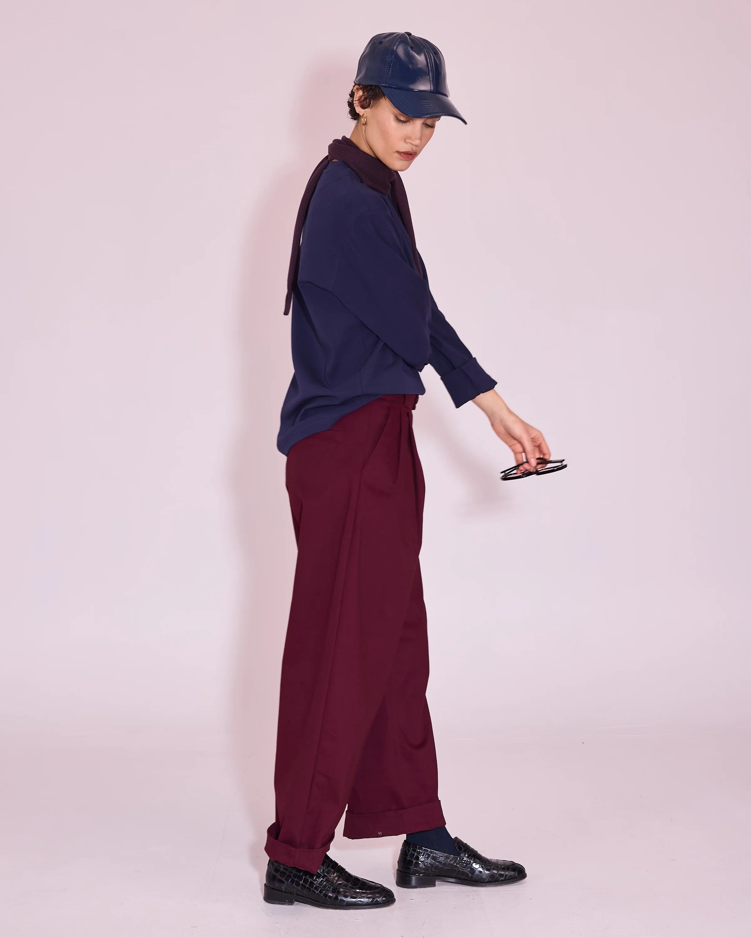 Justo broek merlot - Nathalie Vleeschouwer