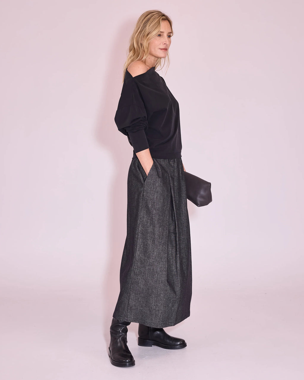 Joplin rok antraciet - Nathalie Vleeschouwer
