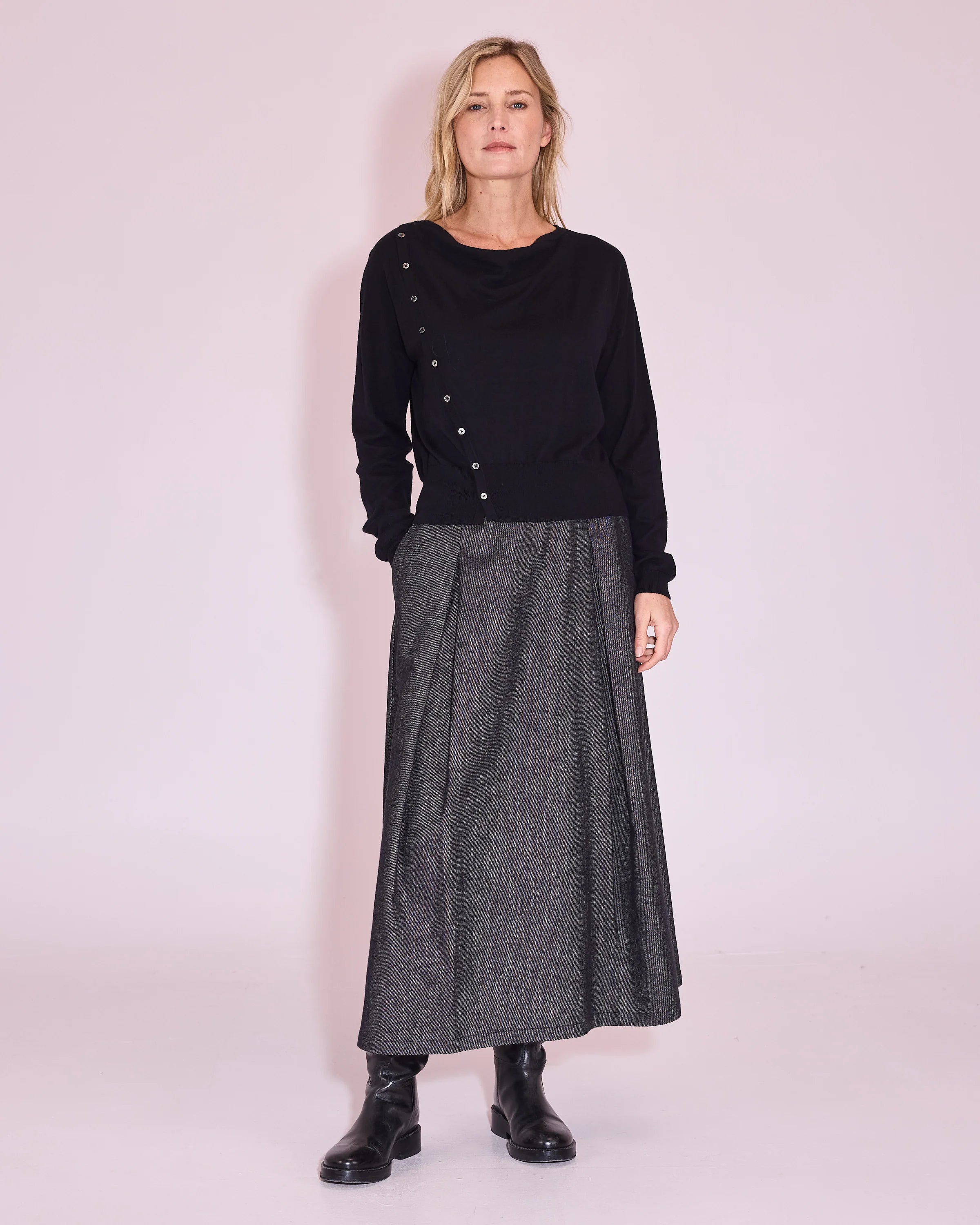 Joplin rok antraciet - Nathalie Vleeschouwer