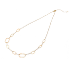 Long oval leopard link halsketting - Day& Eve