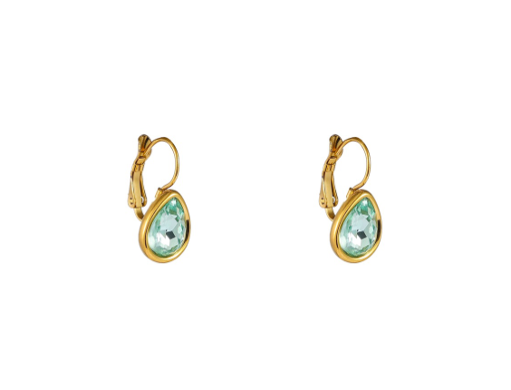 French hook drop light blue oorbellen - Day & Eve