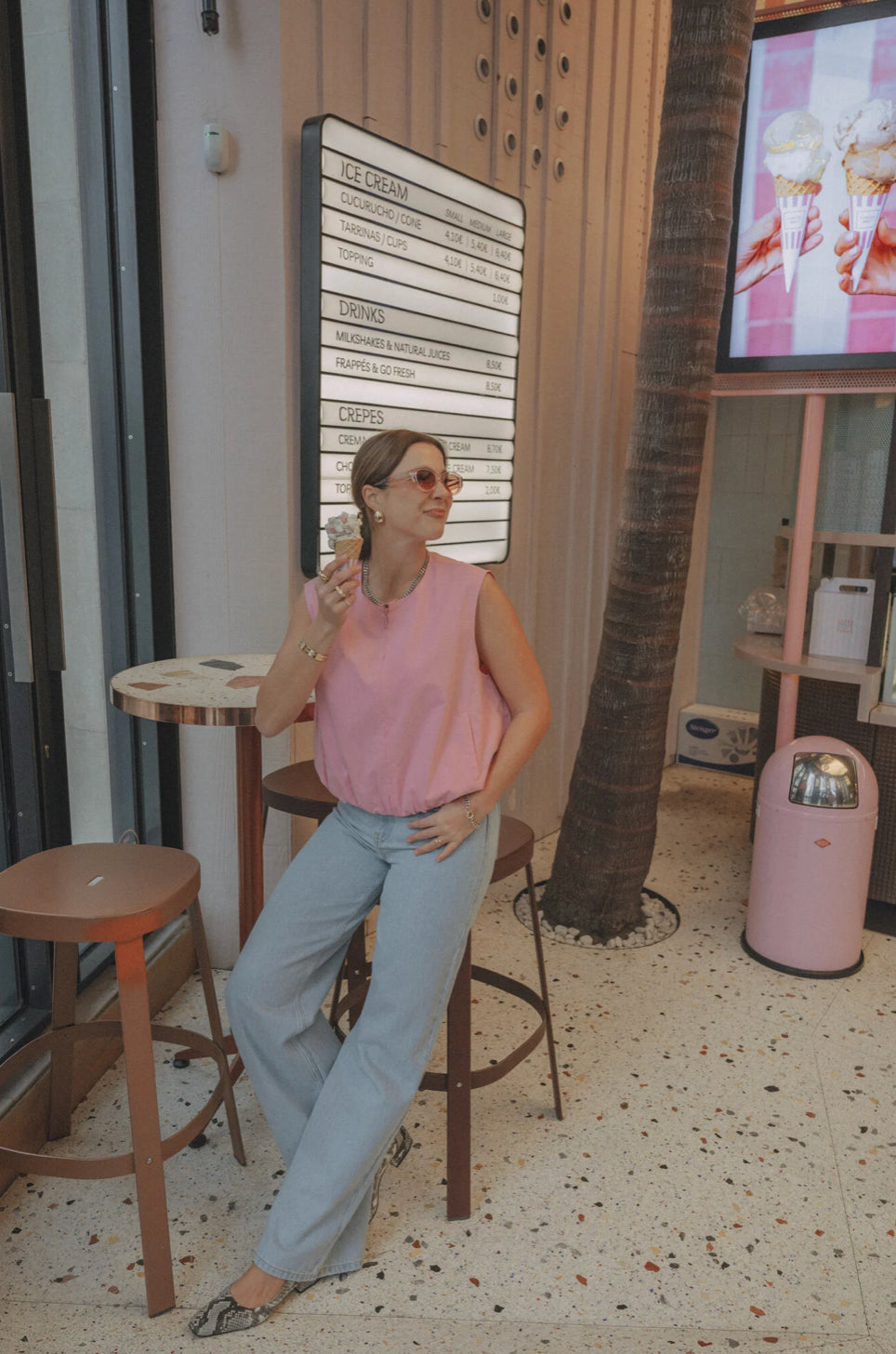 Jules lightblue  jeansbroek - Les Soeurs