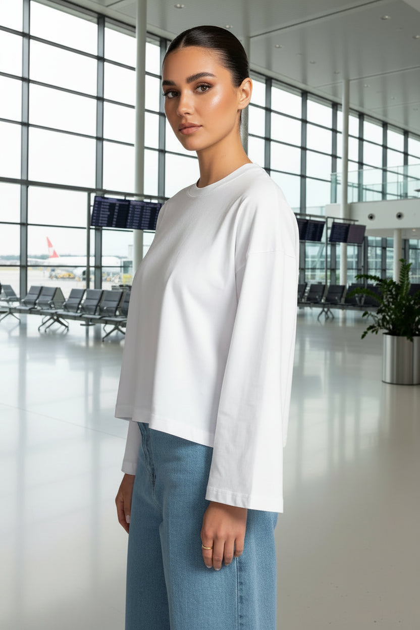 Aline t-shirt white - Les Soeurs