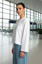 Aline t-shirt white - Les Soeurs