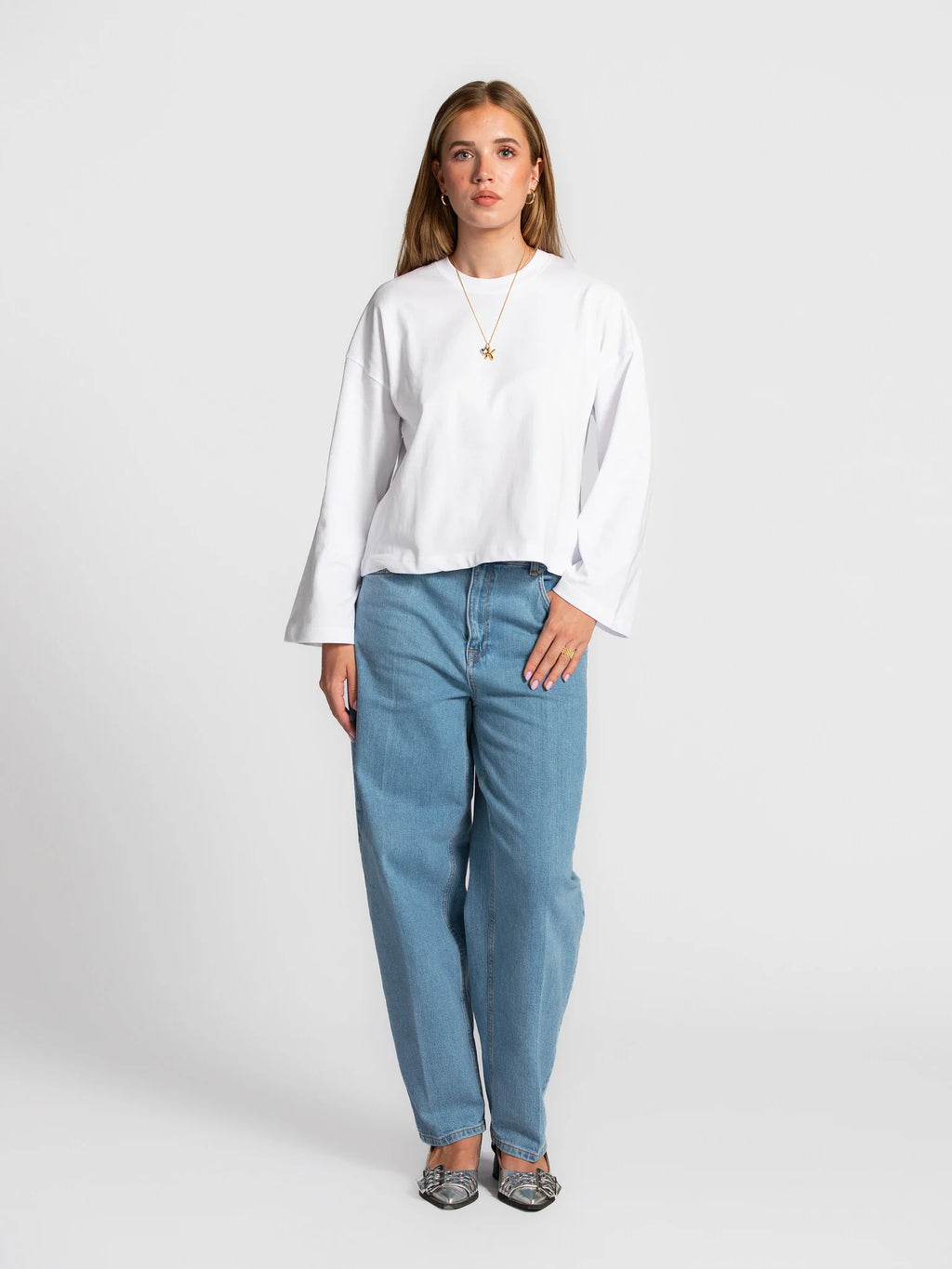 Aline t-shirt white - Les Soeurs
