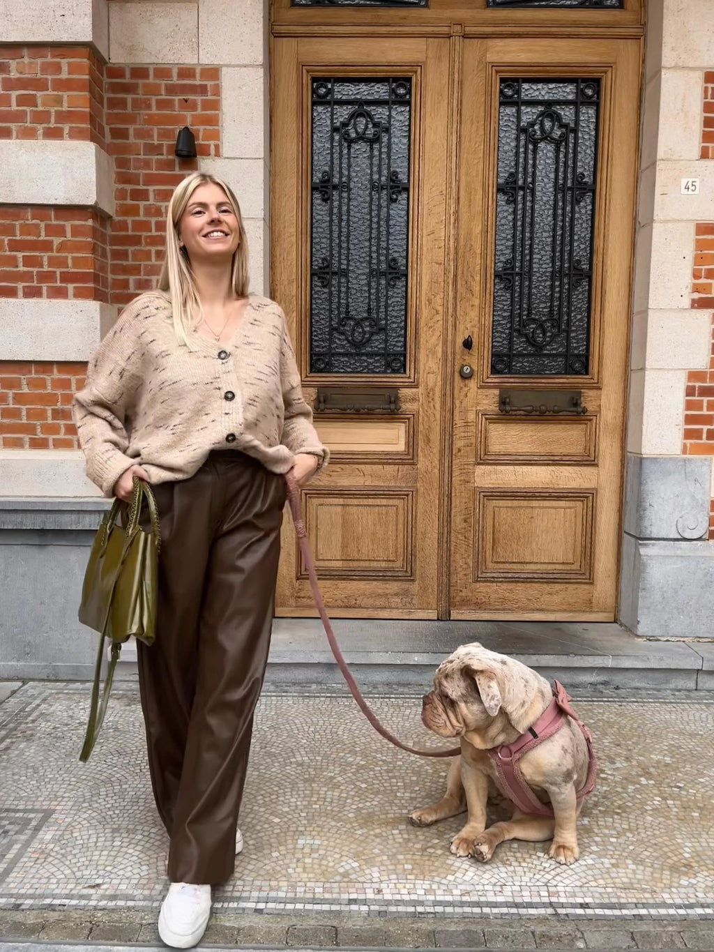 Lucie vest met knopen