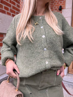 Flo vest (groen-zwart-blauw)