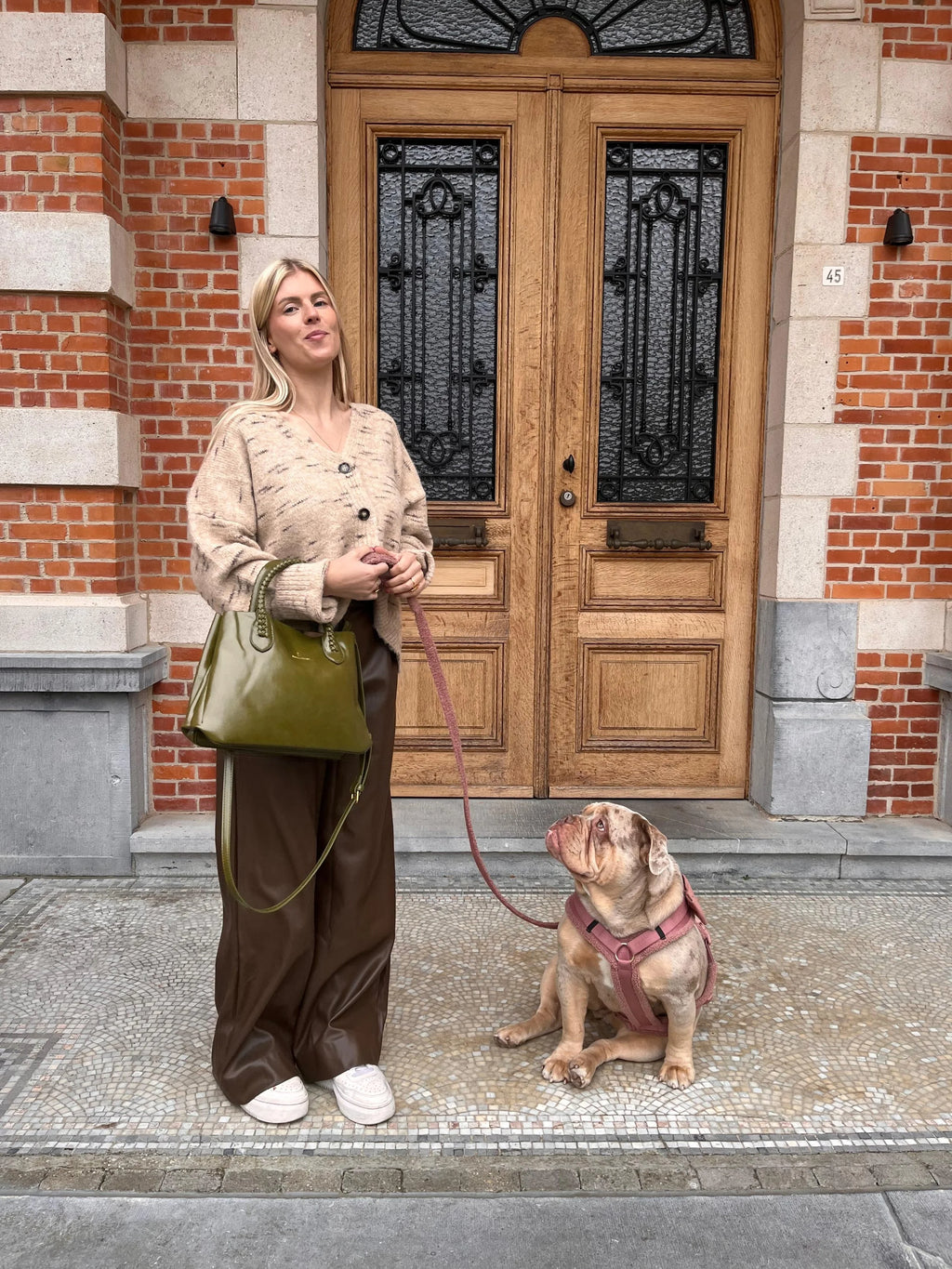 Lucie vest met knopen