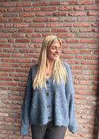 Lucie vest met knopen