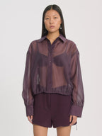 Ottilla Bluse Pflaume – Bearbeitet