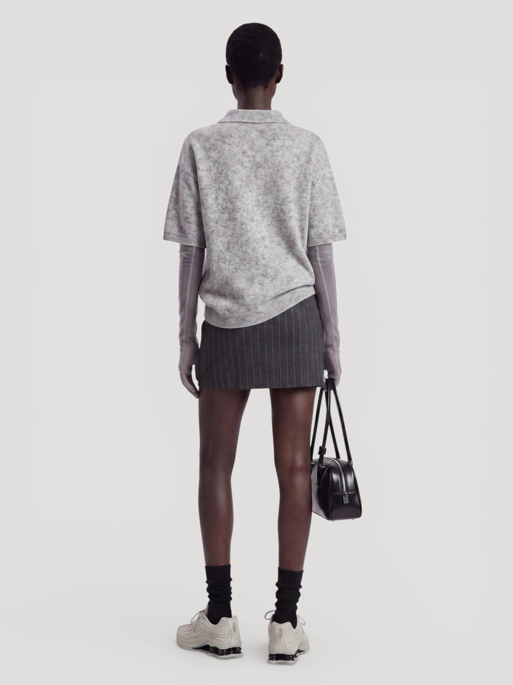 Callie Polo-Pullover Hellgrau - Edited