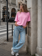 Tiara t-shirt pink - Les Soeurs